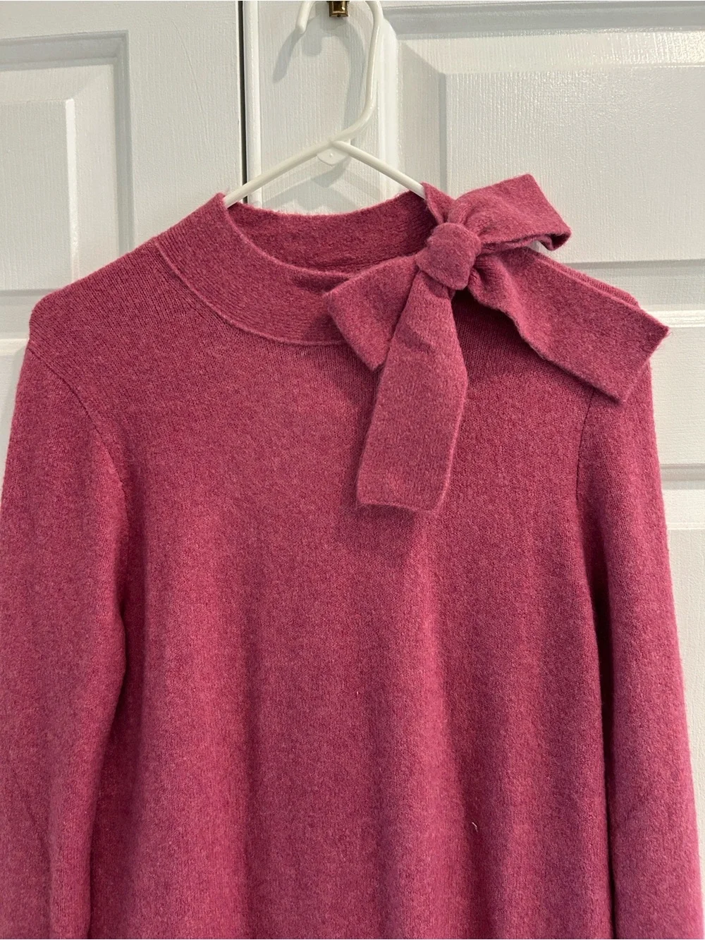 J Crew Sweater Dress in Berry Pink